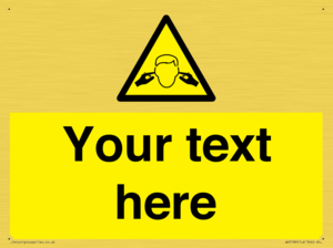 Custom Noise Hazard Sign